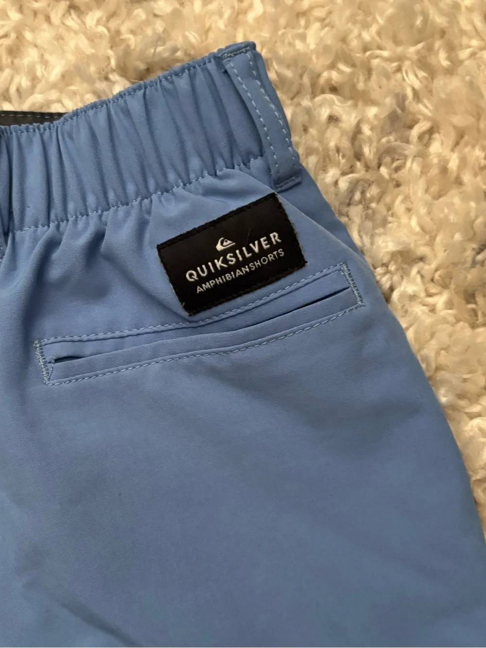 Quiksilver Boys Light Blue Pull-On Shorts